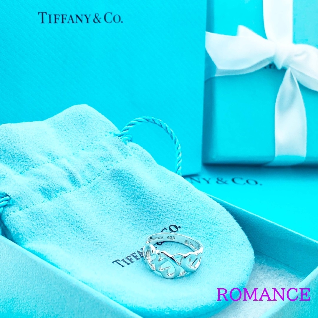 Tiffany & Co. - ティファニー トリプルラビングハートリング 7号の