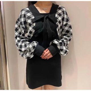 Bubbles - BUBBLES ベルトストラップレースアップワンピースの通販 by