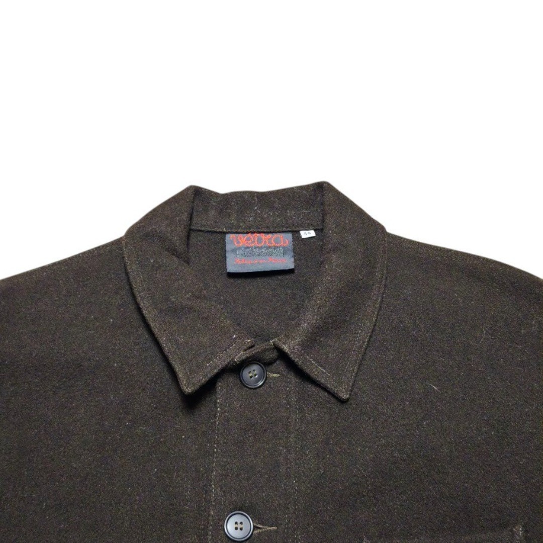 Vetra フランス製 ブラウン ウール カバーオール