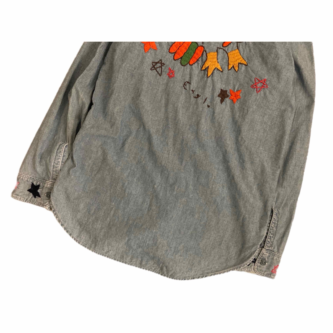 KAPITAL - KAPITAL キャピタル HOME MADE 刺繍 シャンブレー シャツの