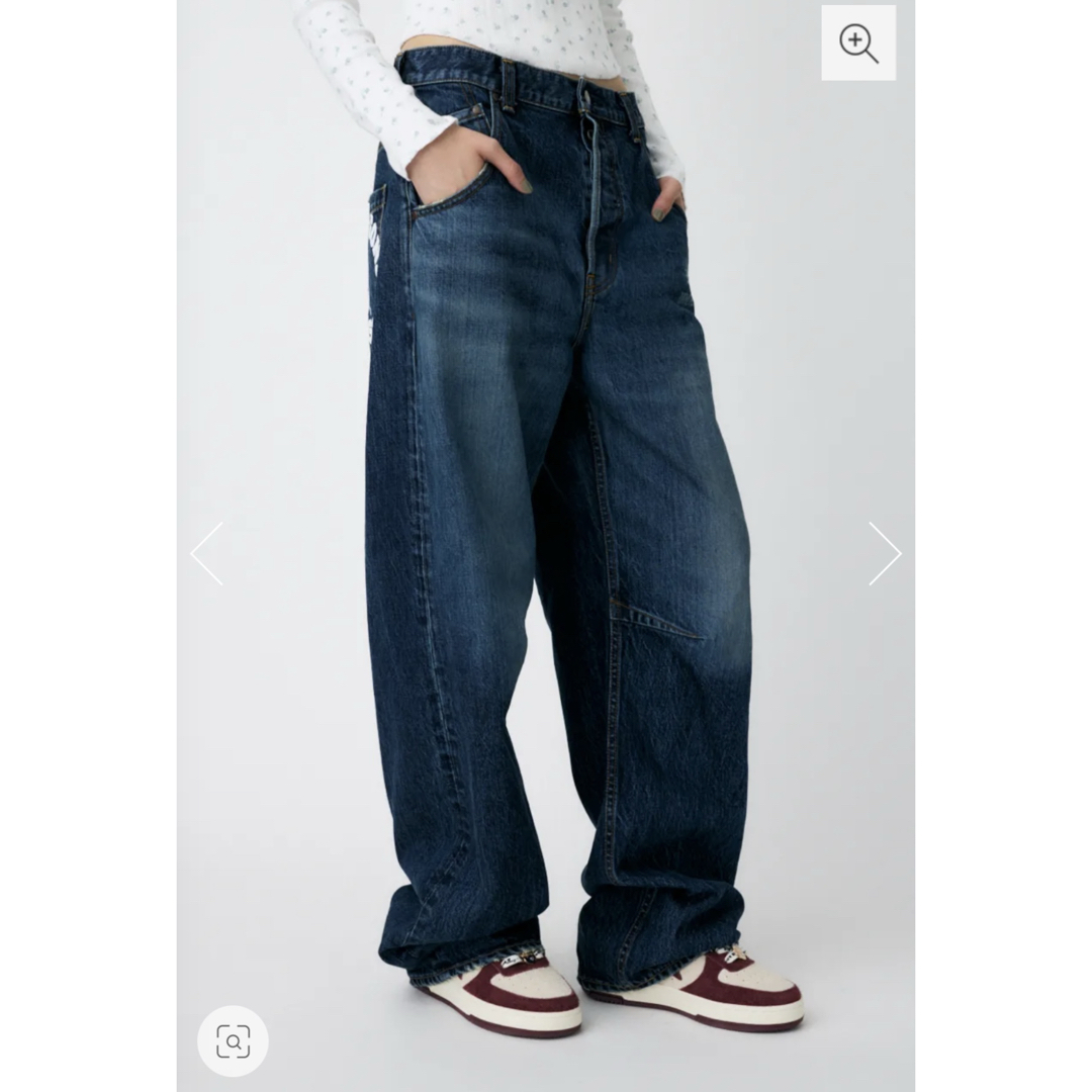 A BATHING APE - MOUSSY×APEコラボデニム BP/MS CURVE ストレートBAPE