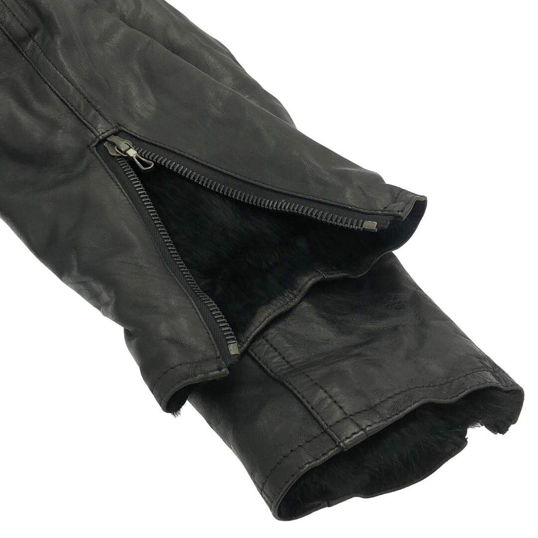 SHELLAC - SHELLAC シェラック 裏地ラビットファーホースレザー