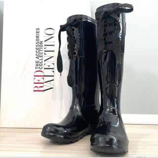 RED VALENTINO - レッドバレンティノ レインブーツ37の通販 by