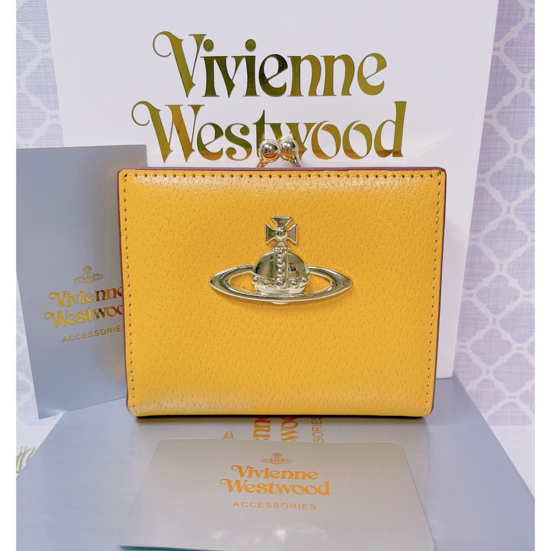 金運✨️幸運ショッパー付】新品 Vivienne Westwood 二折財布