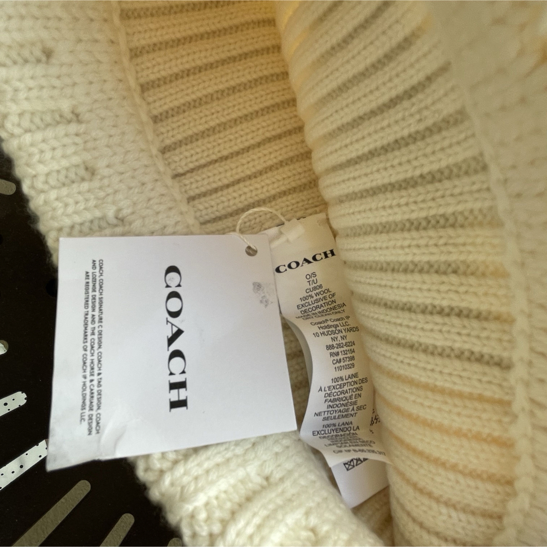 COACH - 新品タグ付きCOACH 1941 エンブロイダード ニット帽 ビーニー