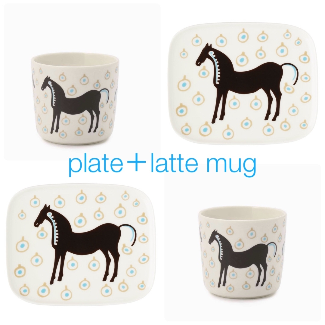 marimekko - marimekko マリメッコ 完売Musta tamma プレート＋