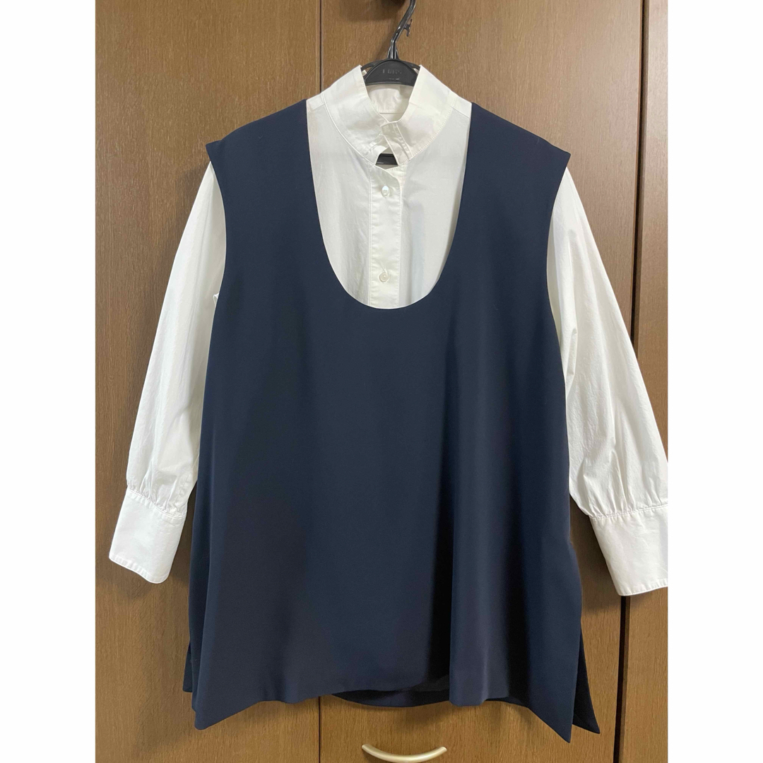 シーマリー cccmalie⭐︎Uネックベスト⭐︎ネイビー