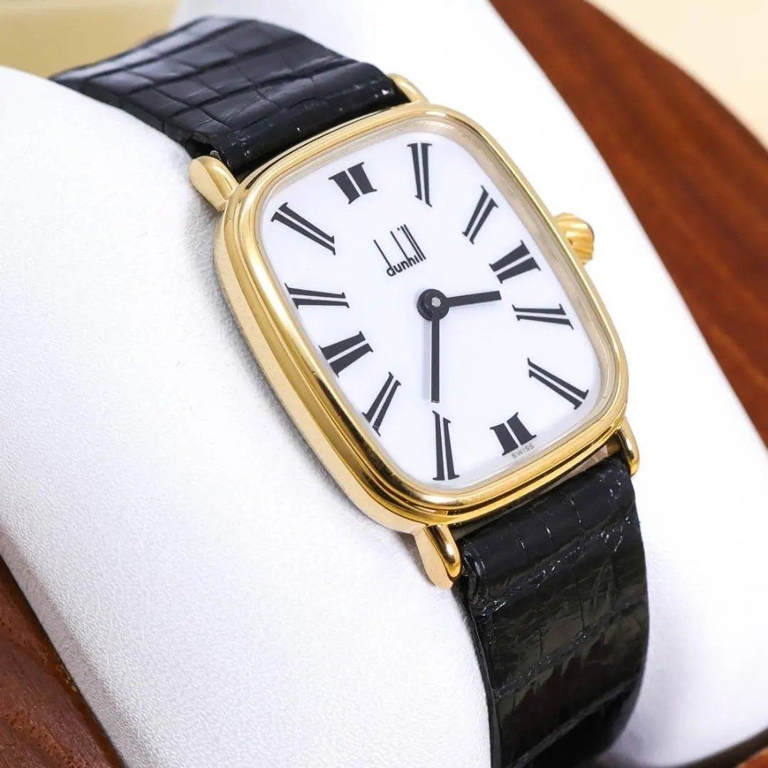 Dunhill - 稼働 dunhill 腕時計 ローマン レディース ホワイト 純正
