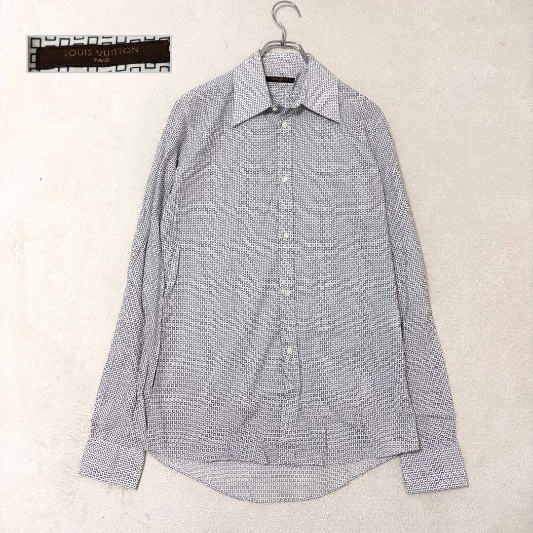 LOUIS VUITTON - 【美品】LOUIS VUITTON 長袖 ワイシャツ シャツ 総柄