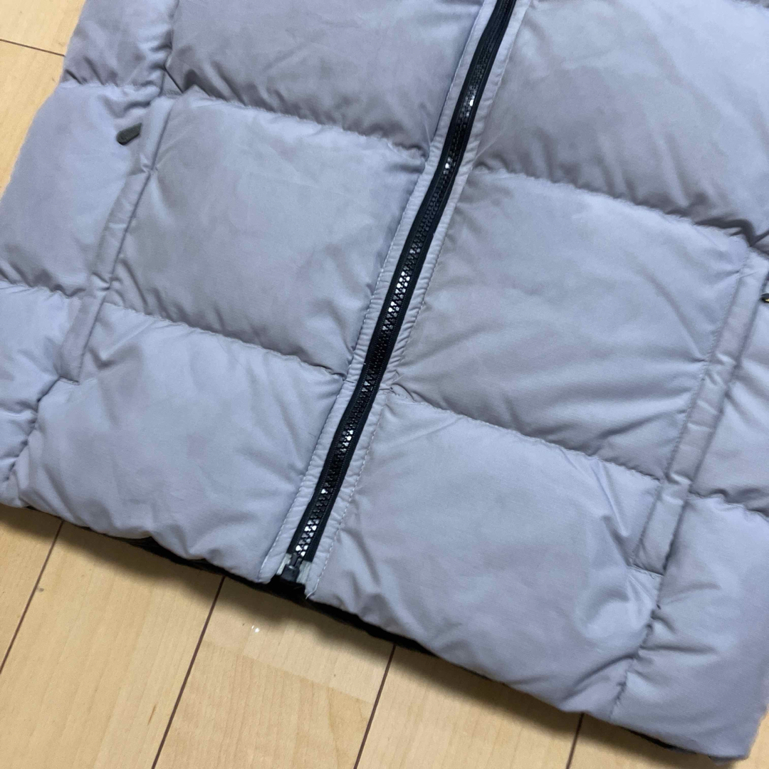 NIKE - NIKE ナイキ ダウンベスト グレー ロゴ刺繍 Sサイズの通販 by