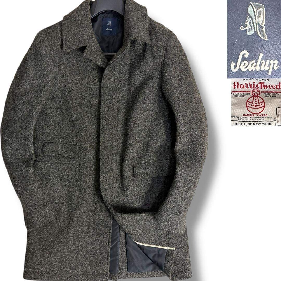 SEALUP - J7125 美品 シーラップ ハリスツイード バルマカーンコート