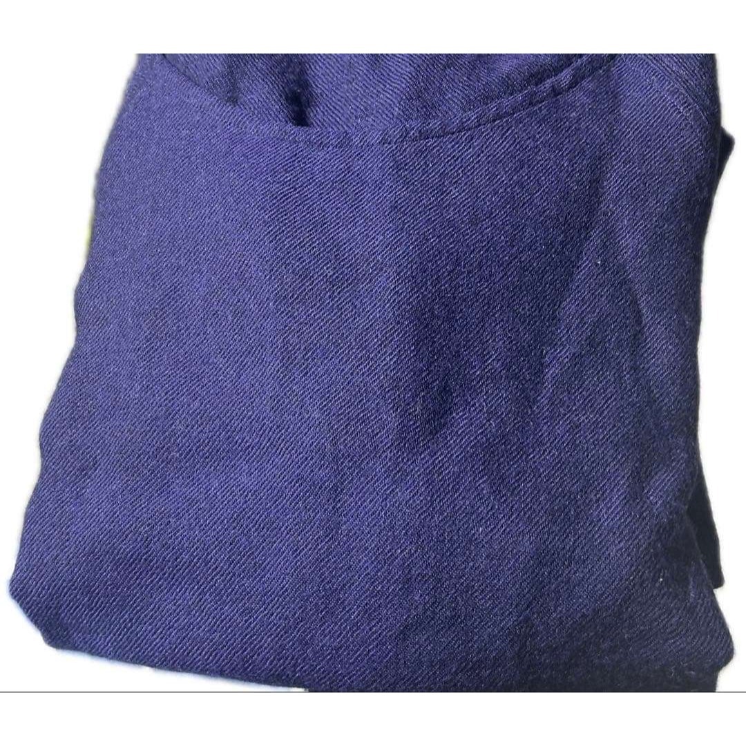 Jurgen Lehl - 美品 JURGEN LEHL フレアニットワンピース ウール 紫の