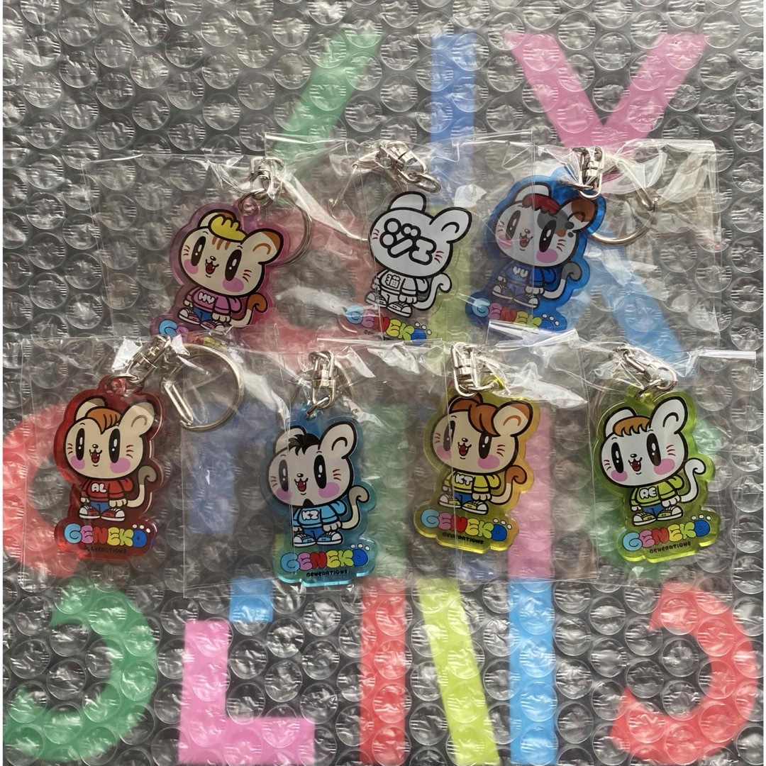 GENERATIONS - 【ジェ猫】7個セット アクリルキーホルダーの通販 by