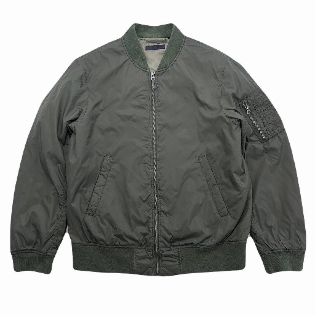UNIQLO - ユニクロ MA-1 フライトジャケット メンズ L オリーブ