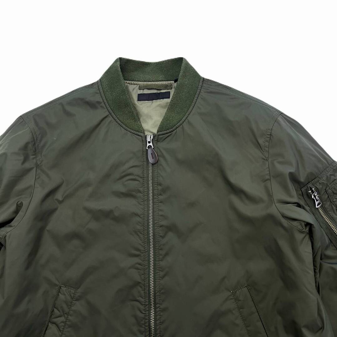 UNIQLO - ユニクロ MA-1 フライトジャケット メンズ L オリーブ