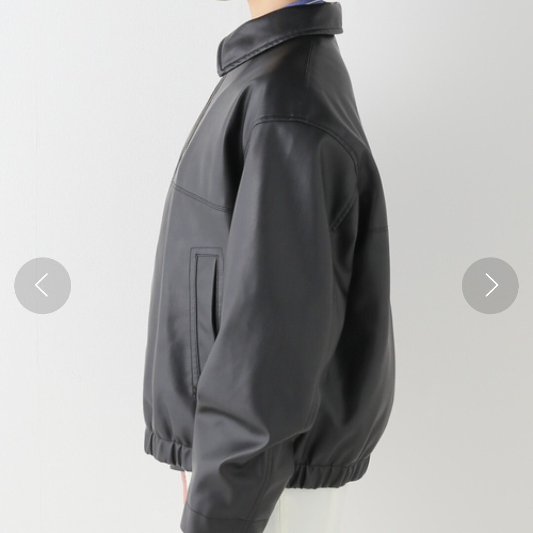 FRAMeWORK - 美品 フレームワーク フェイクレザーフライトジャケット