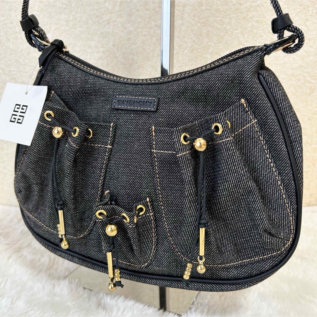 ジバンシー☆未使用タグ付☆アクセサリーポーチ☆ハンドバッグ☆デニム