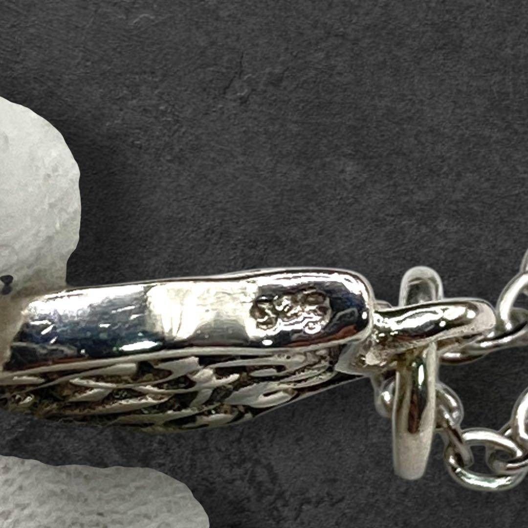 シルバー925 百合の紋章 シールド×フルールリス ペンダント 50cm 354