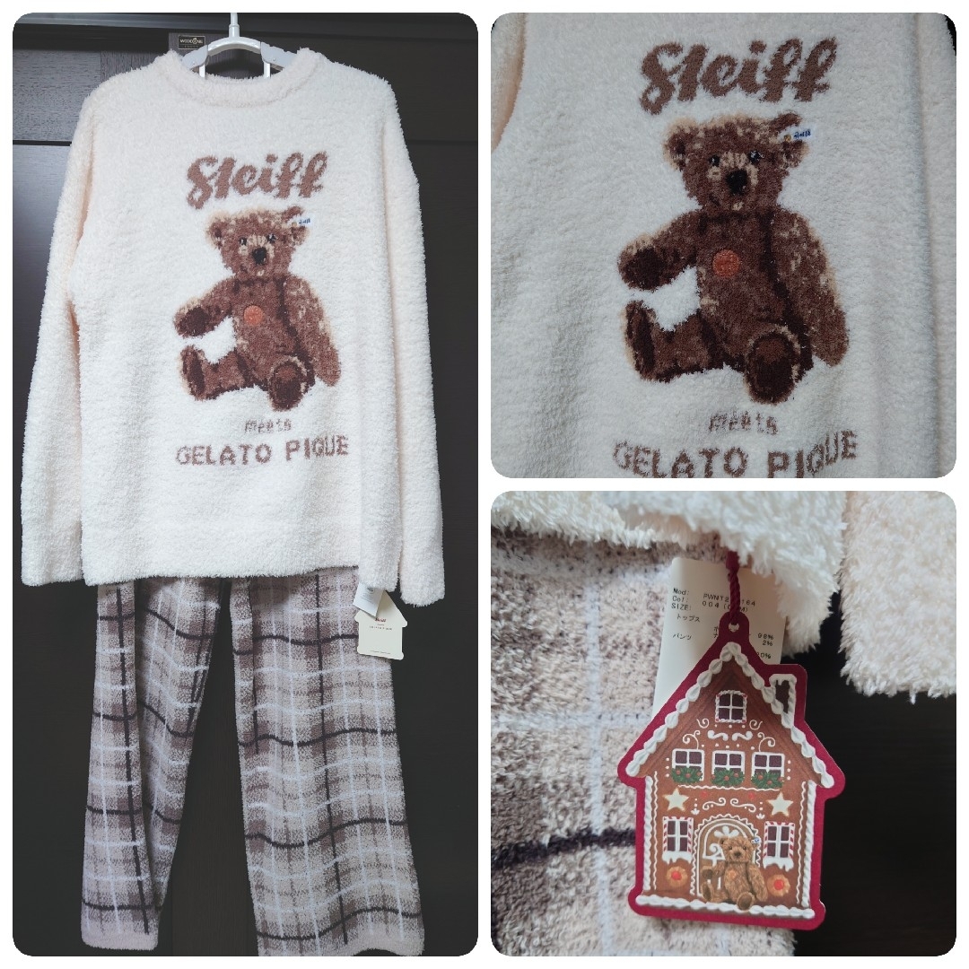 gelato pique - ジェラートピケ シュタイフ プルオーバー＆チェック柄