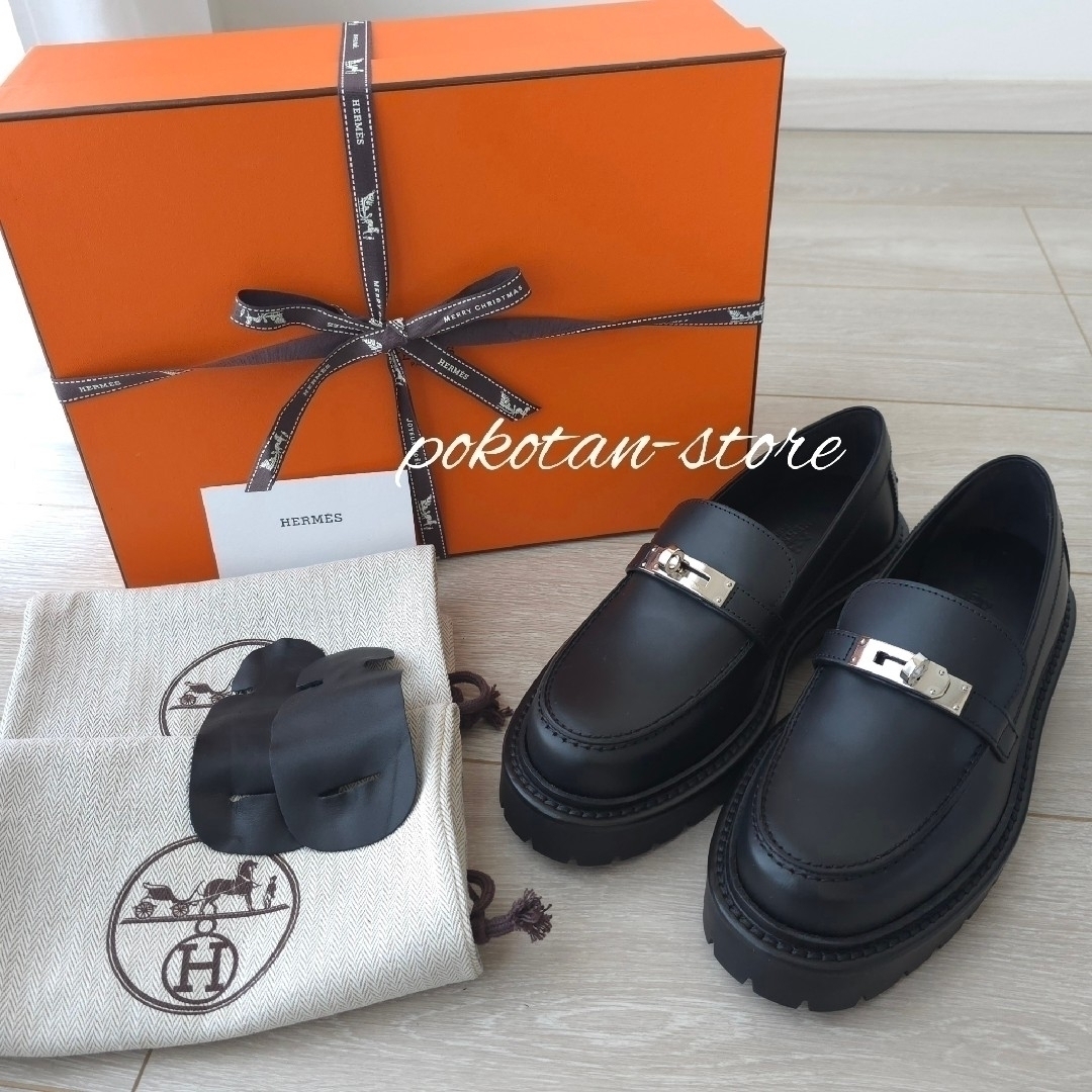 HERMES - 未使用【エルメス】モカシン 《アイコン》ケリー金具 カーフ