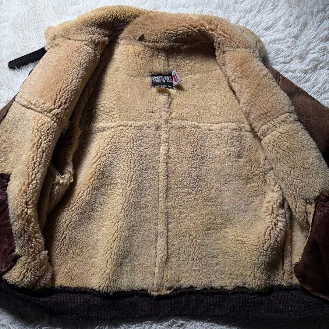 schott - 【米国製】schott フライトジャケット B-6 羊革 ムートン 40