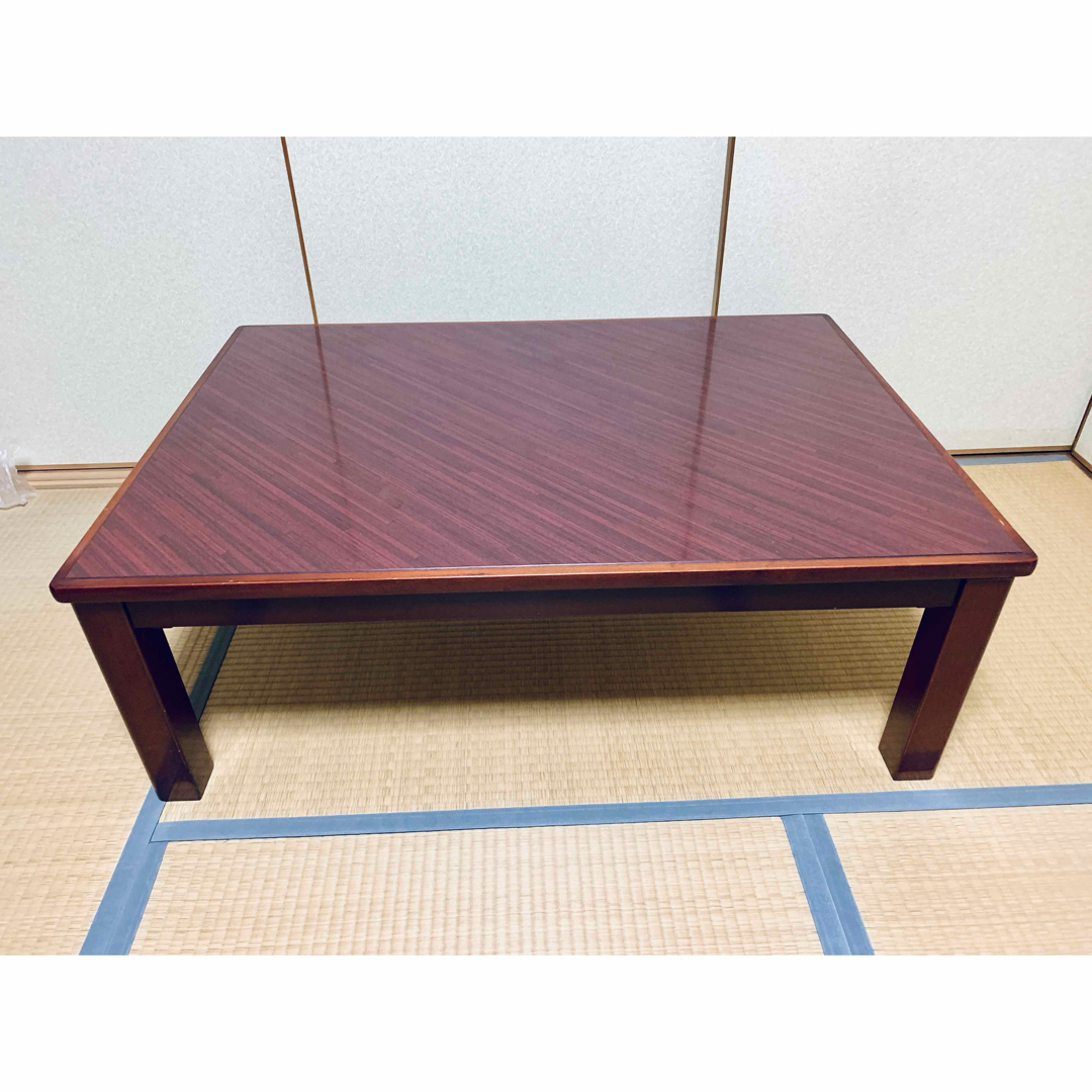 和風家具調こたつ コタツ 座卓 ローテーブル リバーシブル 遠近赤外線式