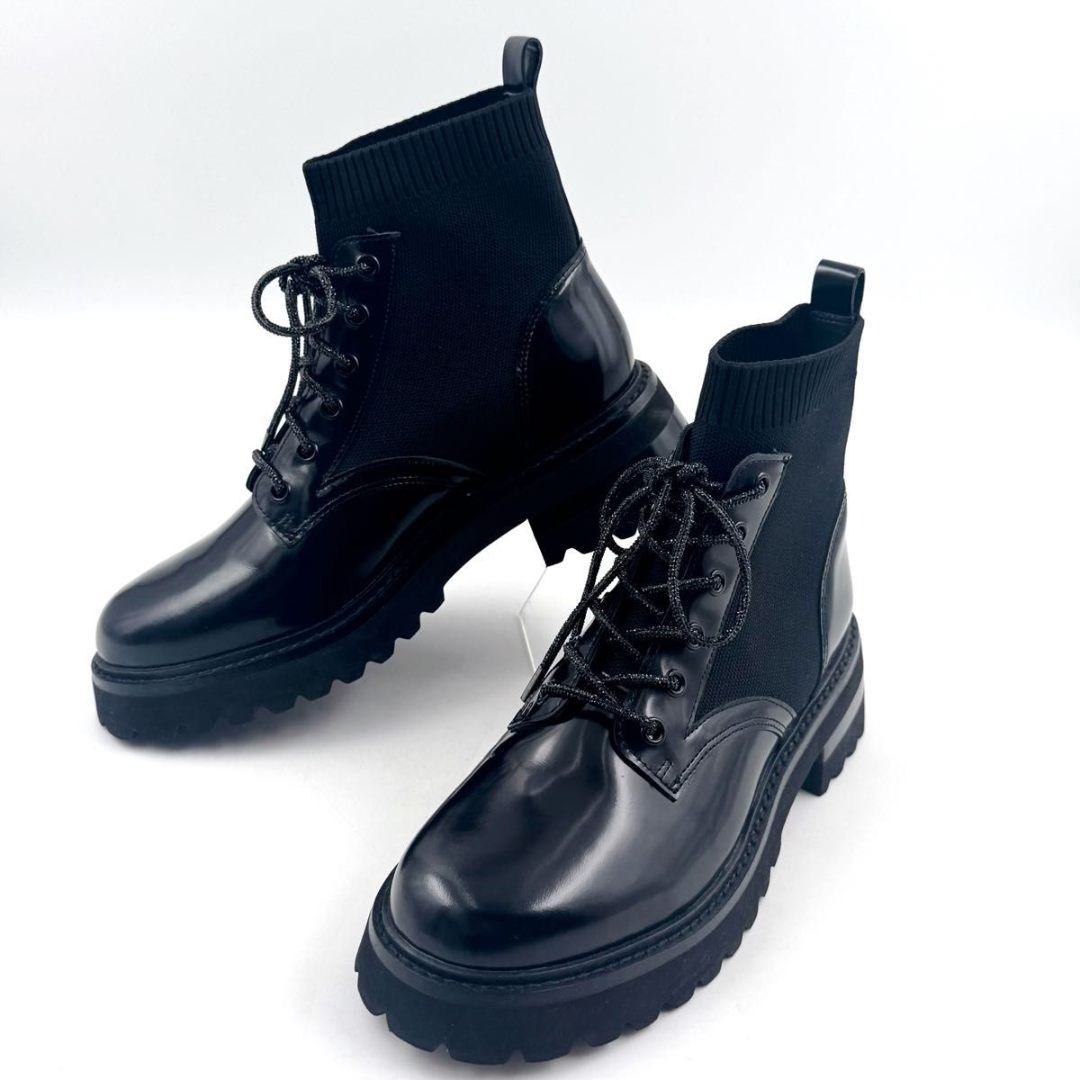 STACCATO - 未使用✨スタッカート リード ニットコンビ レースアップ