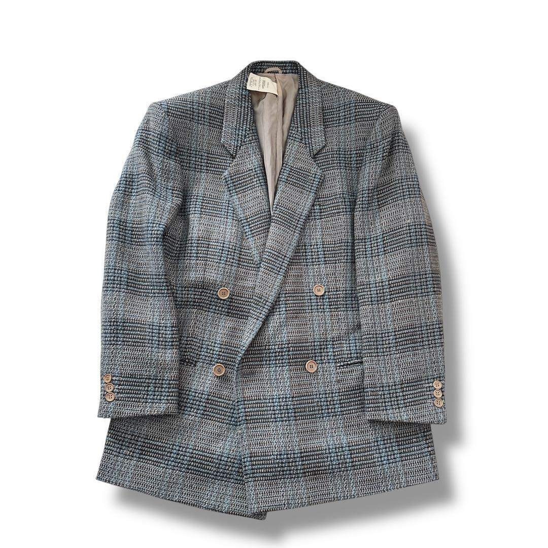 GIORGIO ARMANI ダブルブレスト テーラードジャケット チェック
