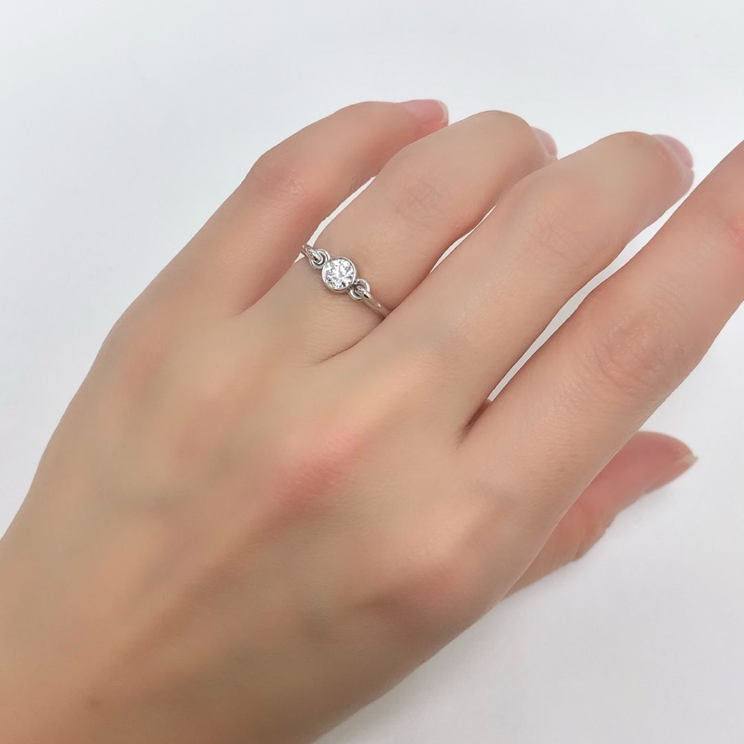 Tiffany & Co. - ティファニー Pt950 スワン リング ダイヤモンド 指輪