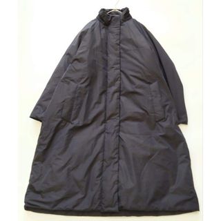 ebure - ebure エブール フォルムダウン ショールカラーミドルコートの