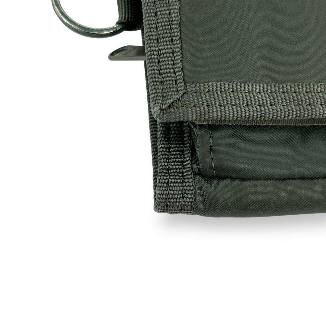 PORTER - PORTER ポーター 三つ折り財布 カプセル ロゴ モスグリーン