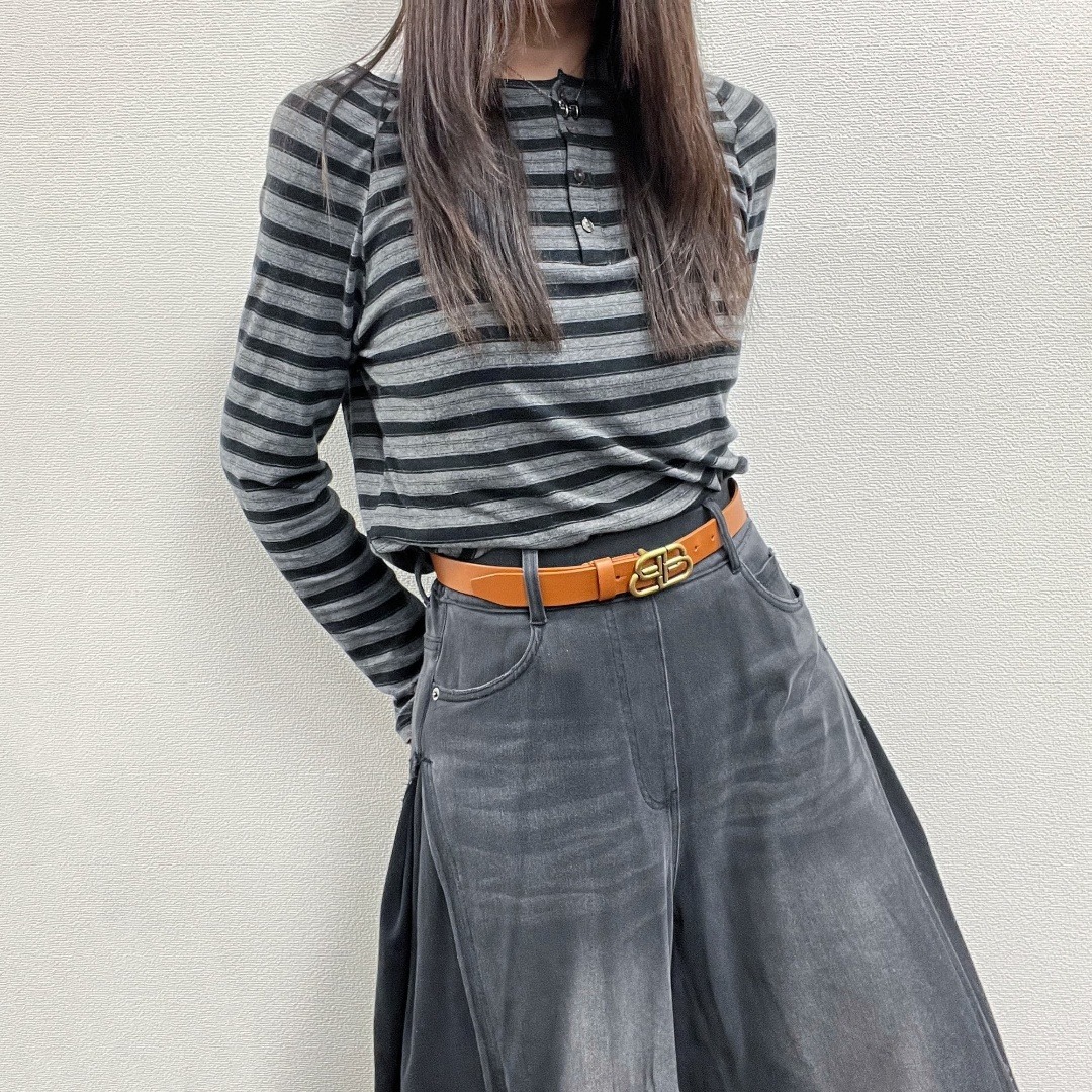 BALENCIAGA - 【中古】BALENCIAGA バレンシアガ ベルト ブラウン