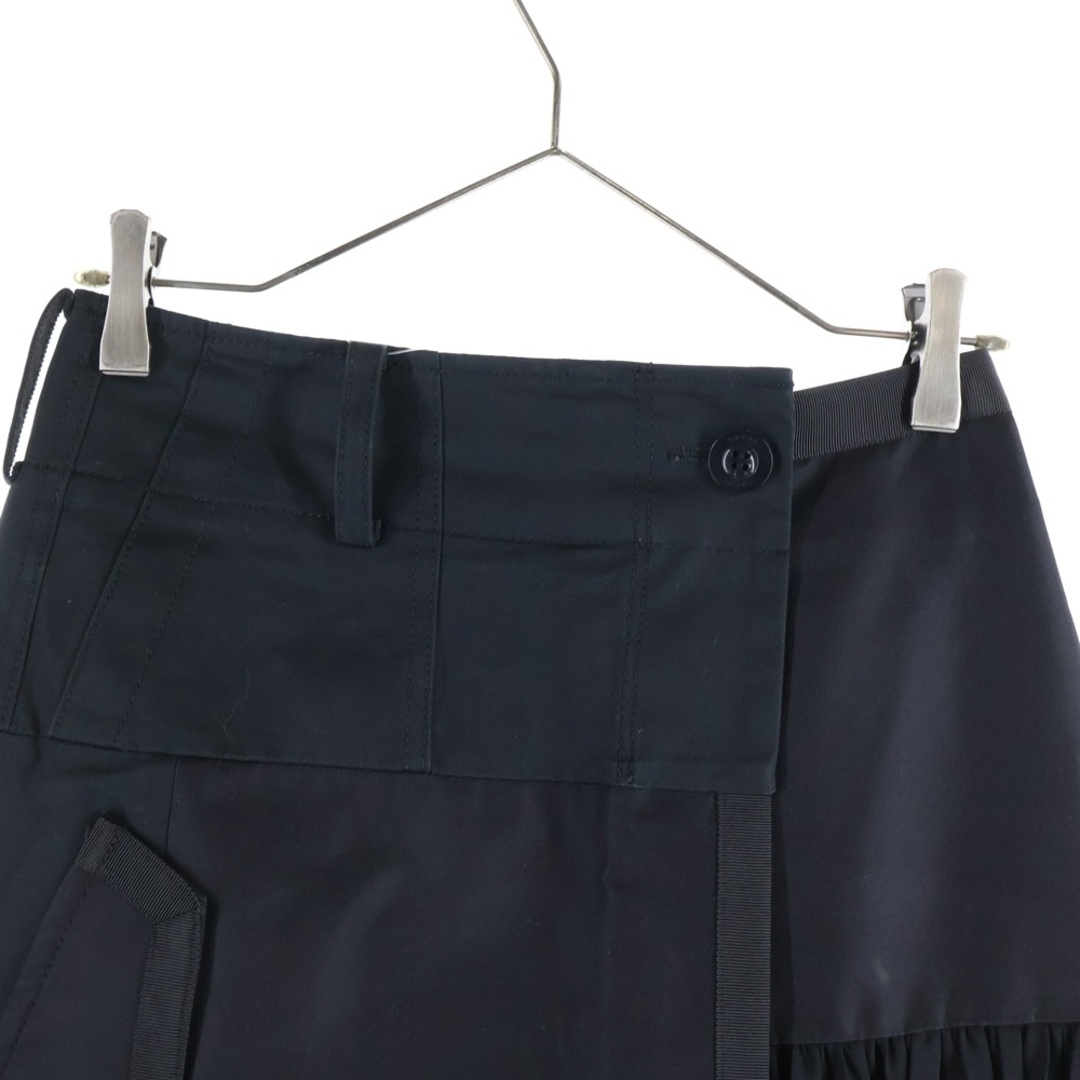 sacai - Sacai サカイ 21SS Suiting Skirt プリーツ加工 スーチング