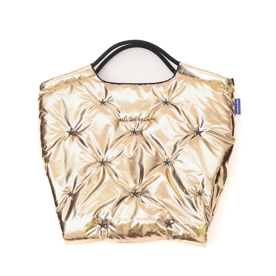 ボールアンドチェーン 新作 完売 エコバッグ ゴールド トートバッグ