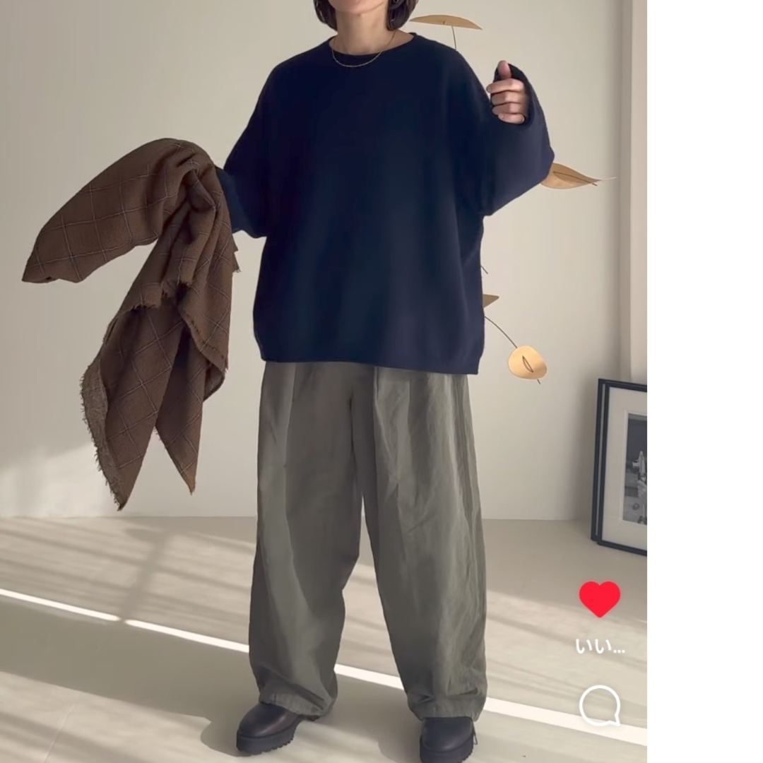 argue ウールカシミアスウェットニット