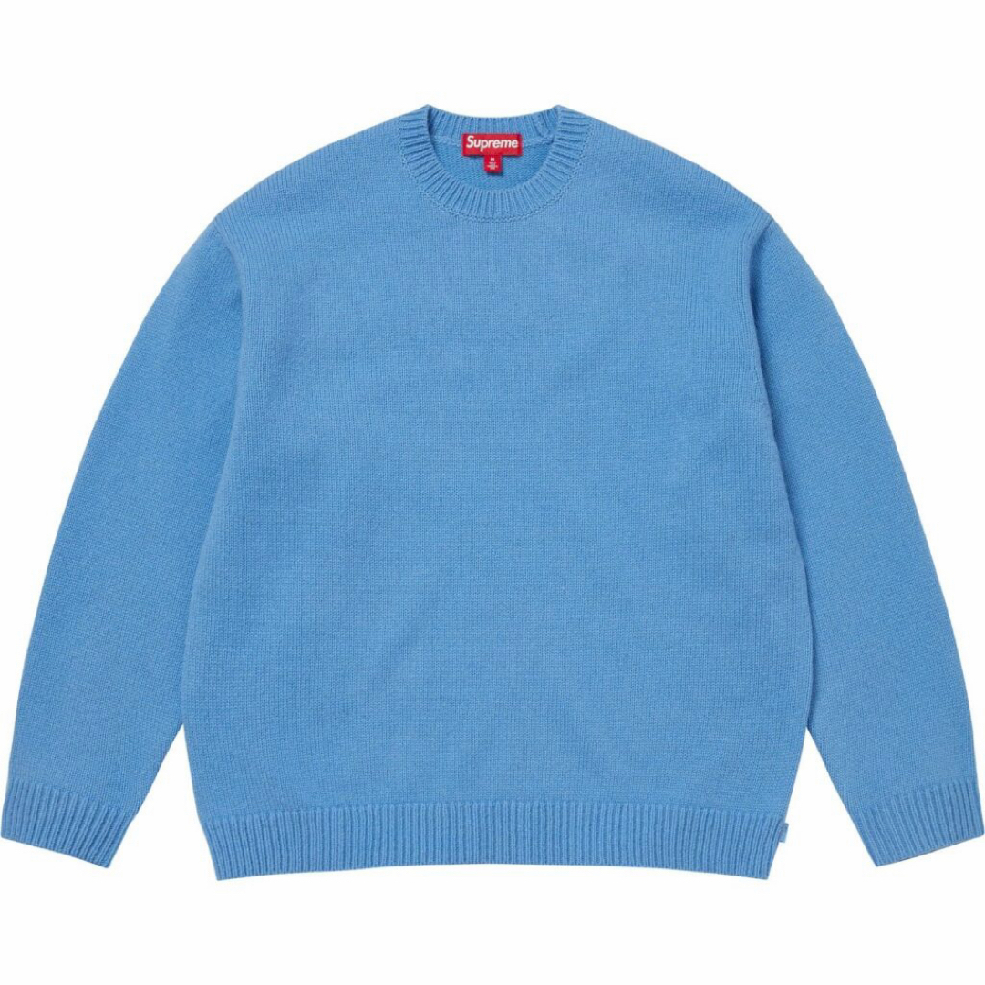 Supreme - Supreme Angora Script Sweaterスクリプトセーター青Mの通販