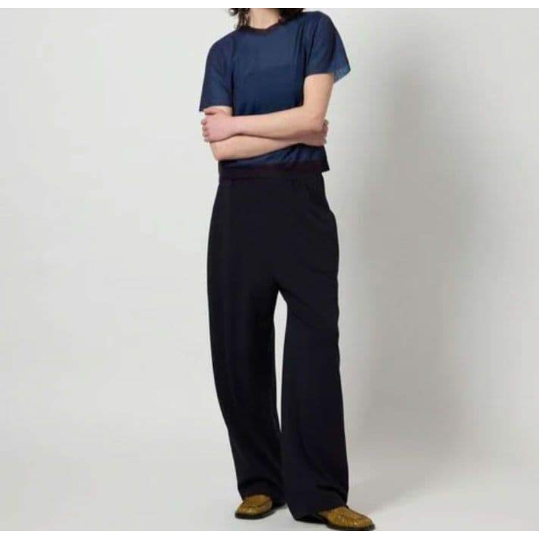 6 (ROKU) - 6(ROKU) ライン パンツ ネイビー Mの通販 by ちーさん