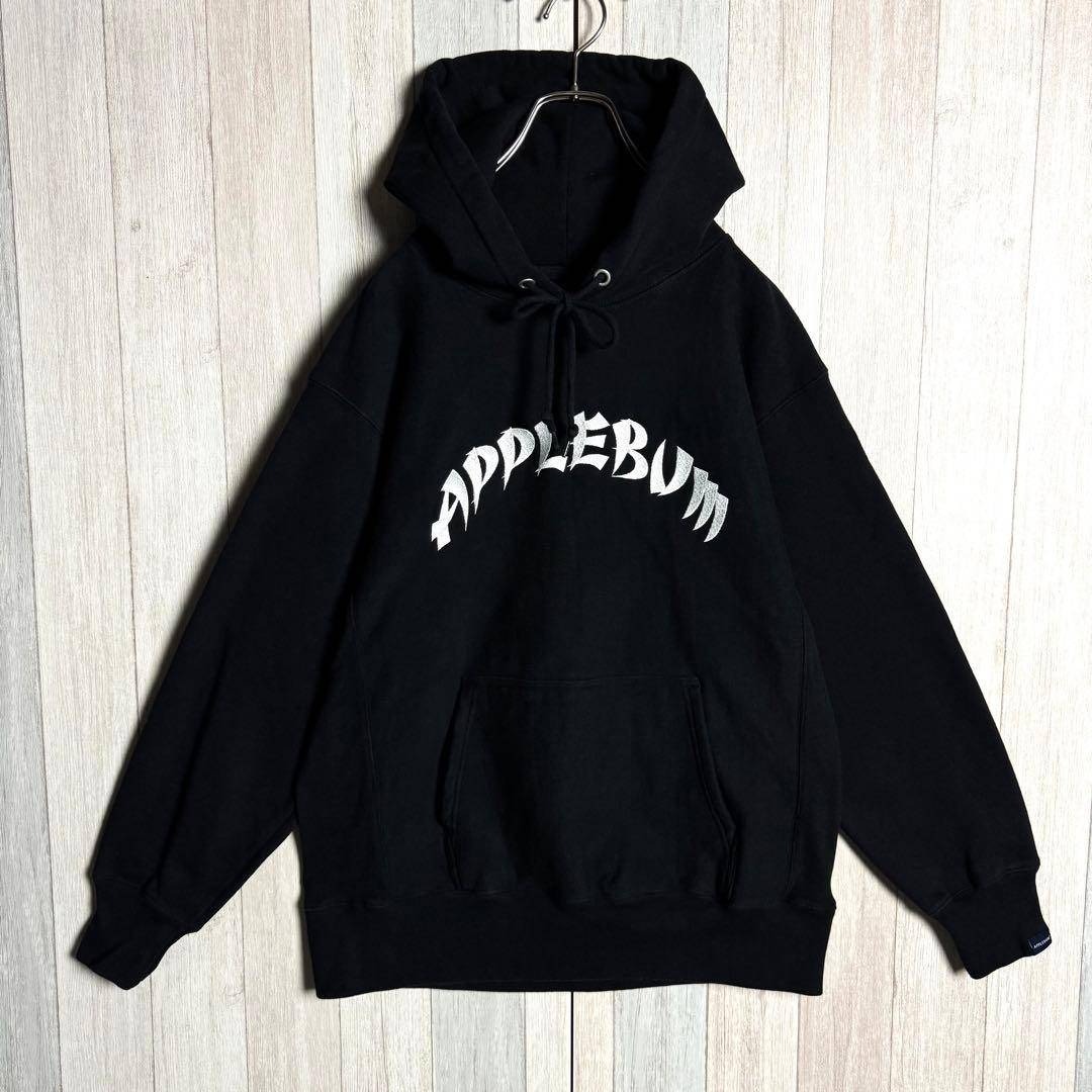 3657【希少デザイン・美品】アップルバム 刺繍アーチロゴ＆バックロゴ