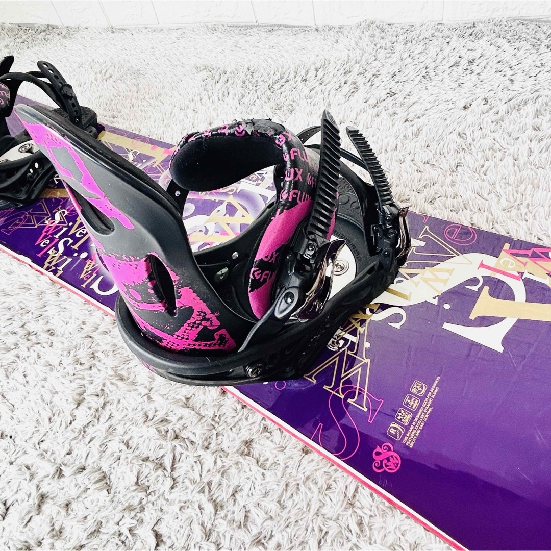 初心者おすすめ 】スウィベル レディース スノーボード セット 143cm