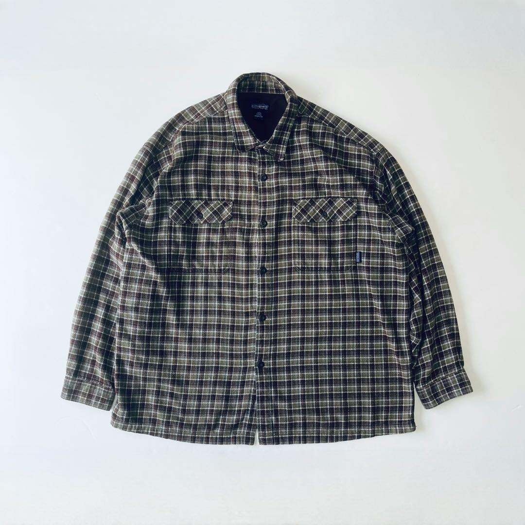 patagonia - Patagonia 2002年 ヘビーフランネルシャツ ポルトガル製