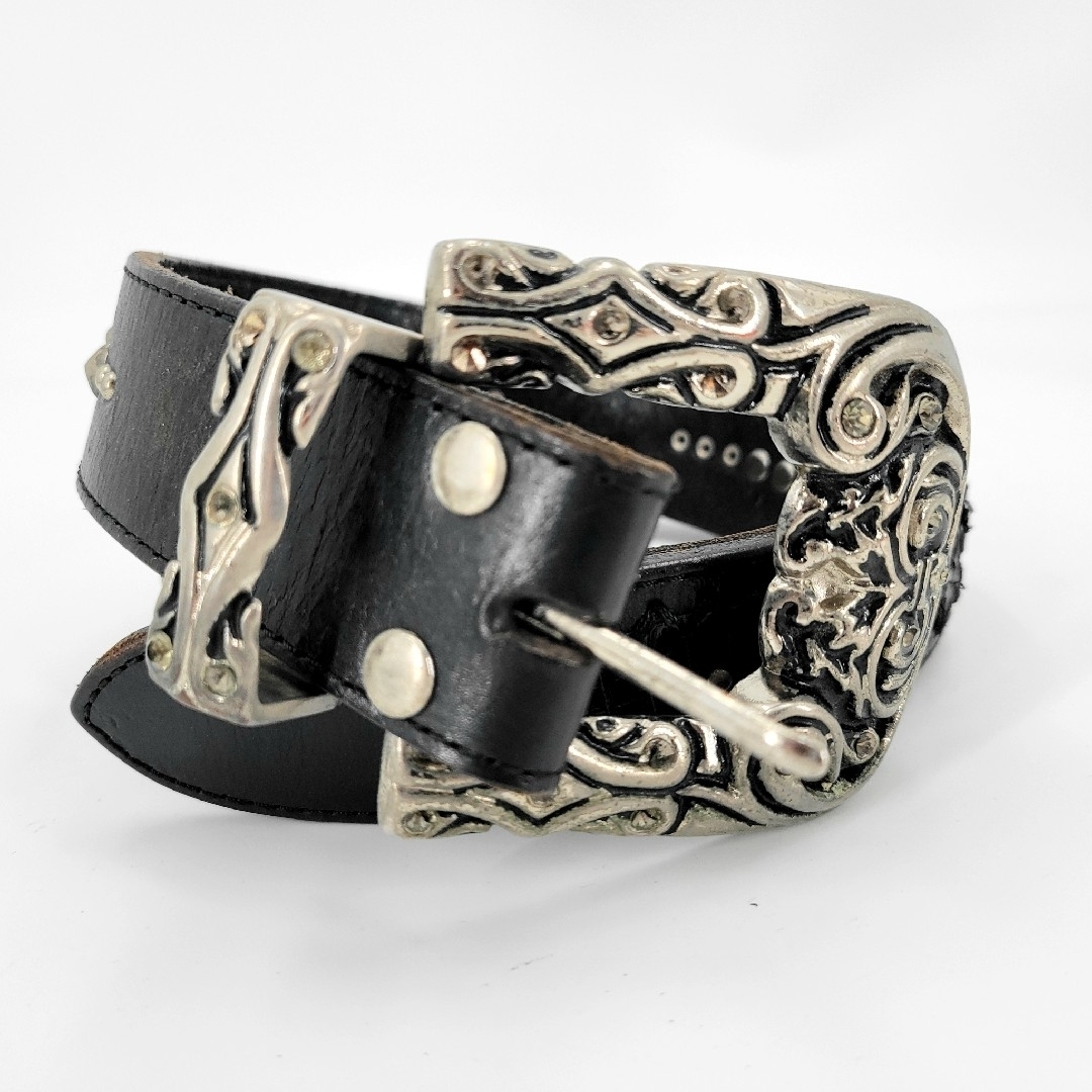 良品 TornadoMart トルネード ベルト ブラック スタッズ Mの通販