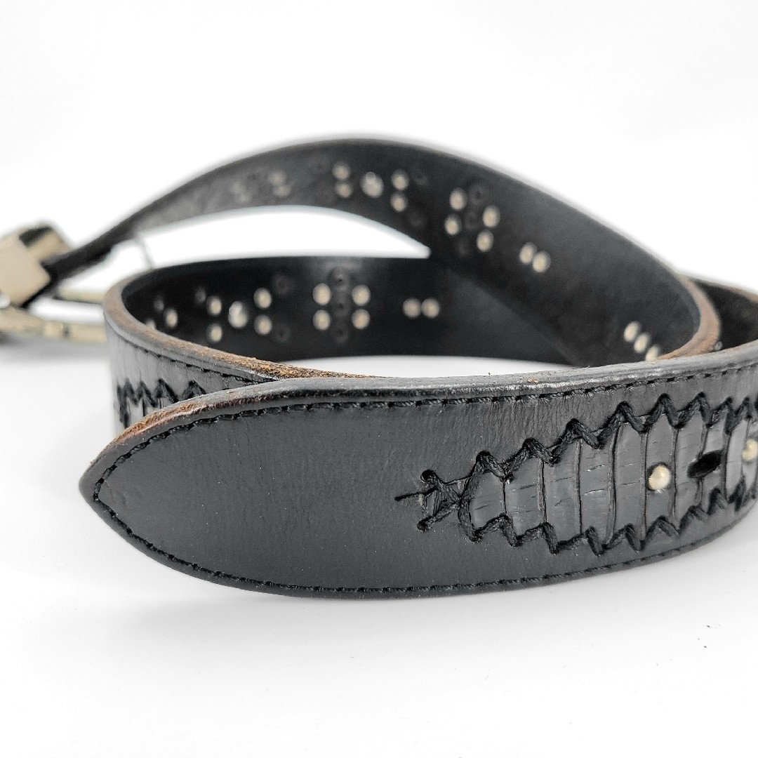 良品 TornadoMart トルネード ベルト ブラック スタッズ Mの通販