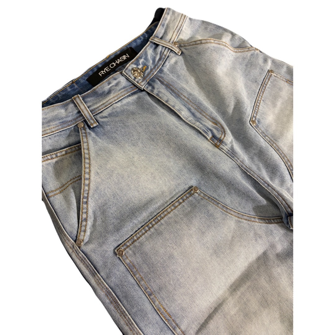 RYE CHASIN】 CROSS PATCH ART BAGGY DENIMの通販 by DURDEN'S SHOP