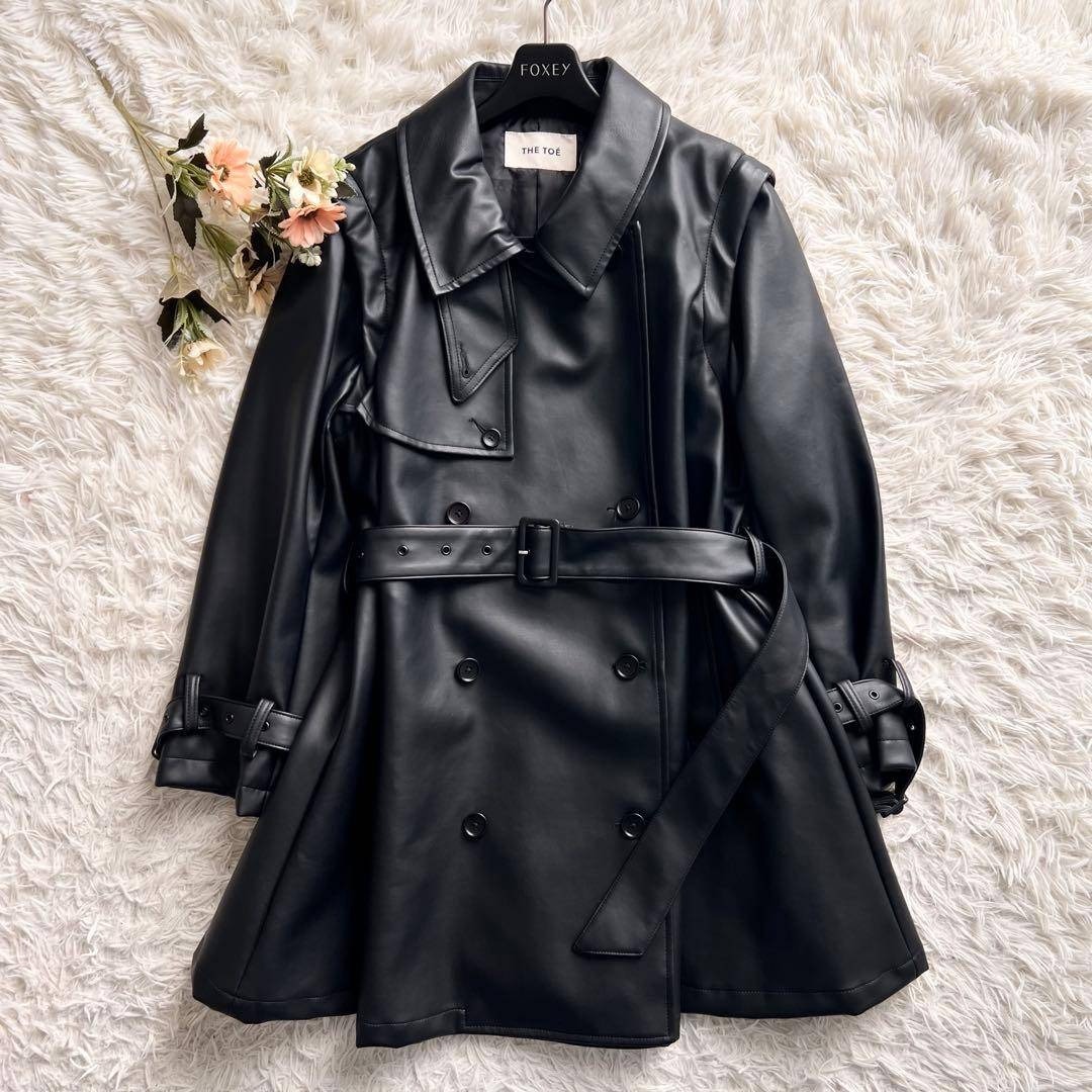 タグ付き THETOE Brooklyn short trench coat タグ付き THETOE