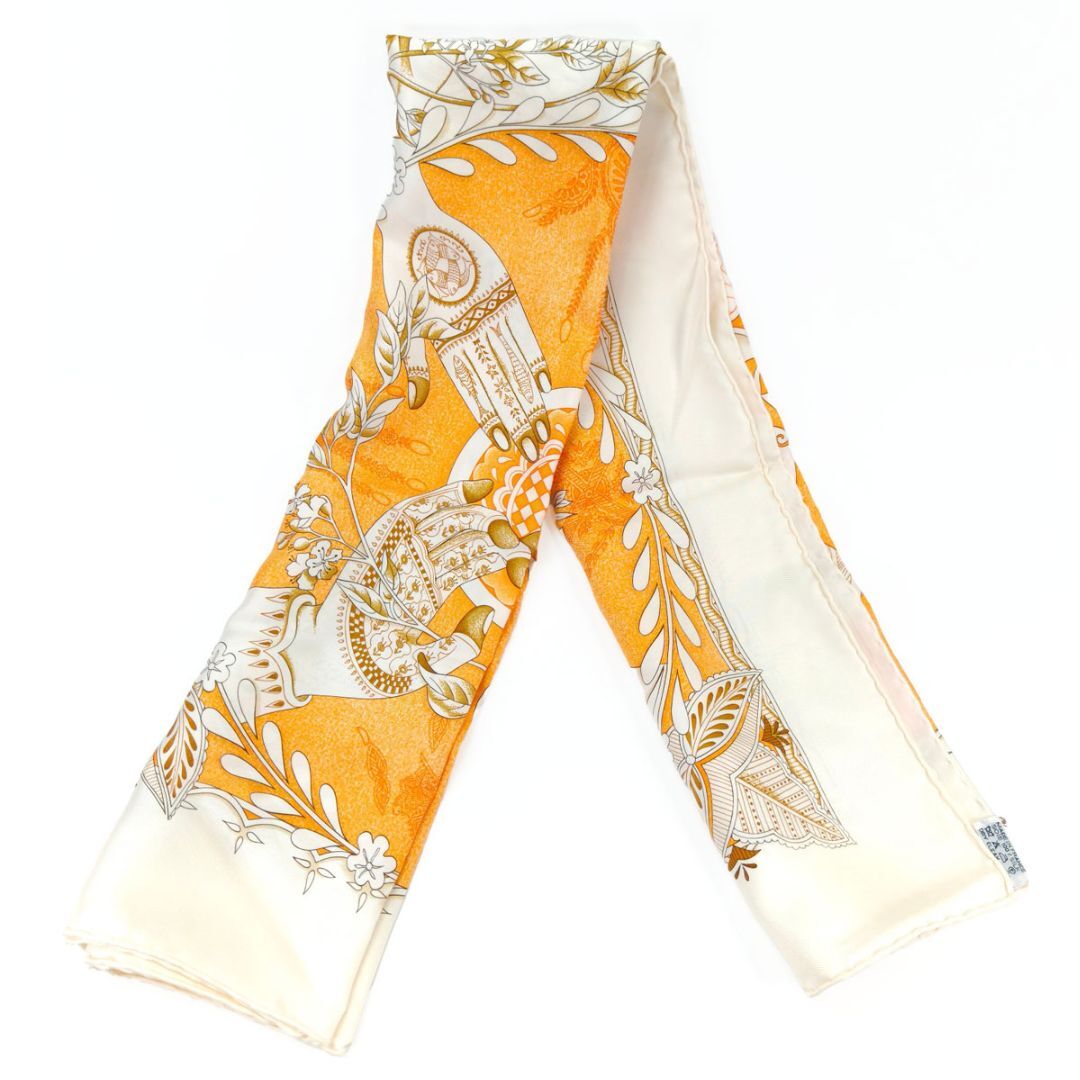 HERMES エルメス カレ90 les chants du henne ヘンナの歌 シルク