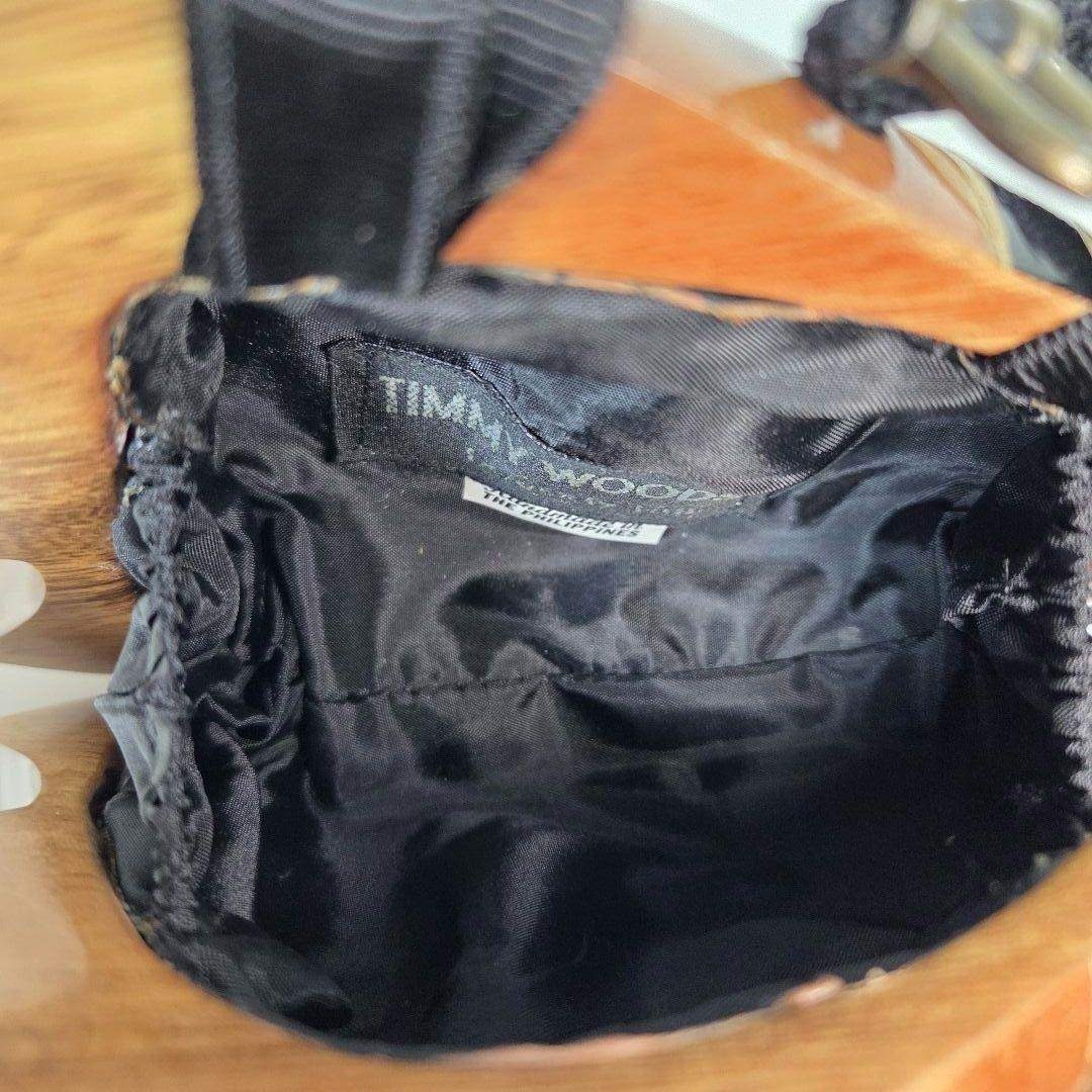 希少 TIMMY WOODS ティミーウッズ 木彫り 魚型 ショルダーバッグの通販