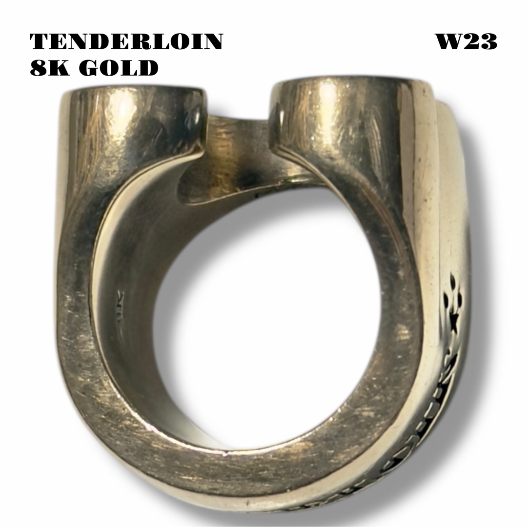 TENDERLOIN - 高級品！ TENDERLOIN ホースシュー リング 8K ゴールド