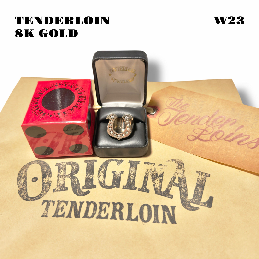 TENDERLOIN - 高級品！ TENDERLOIN ホースシュー リング 8K ゴールド