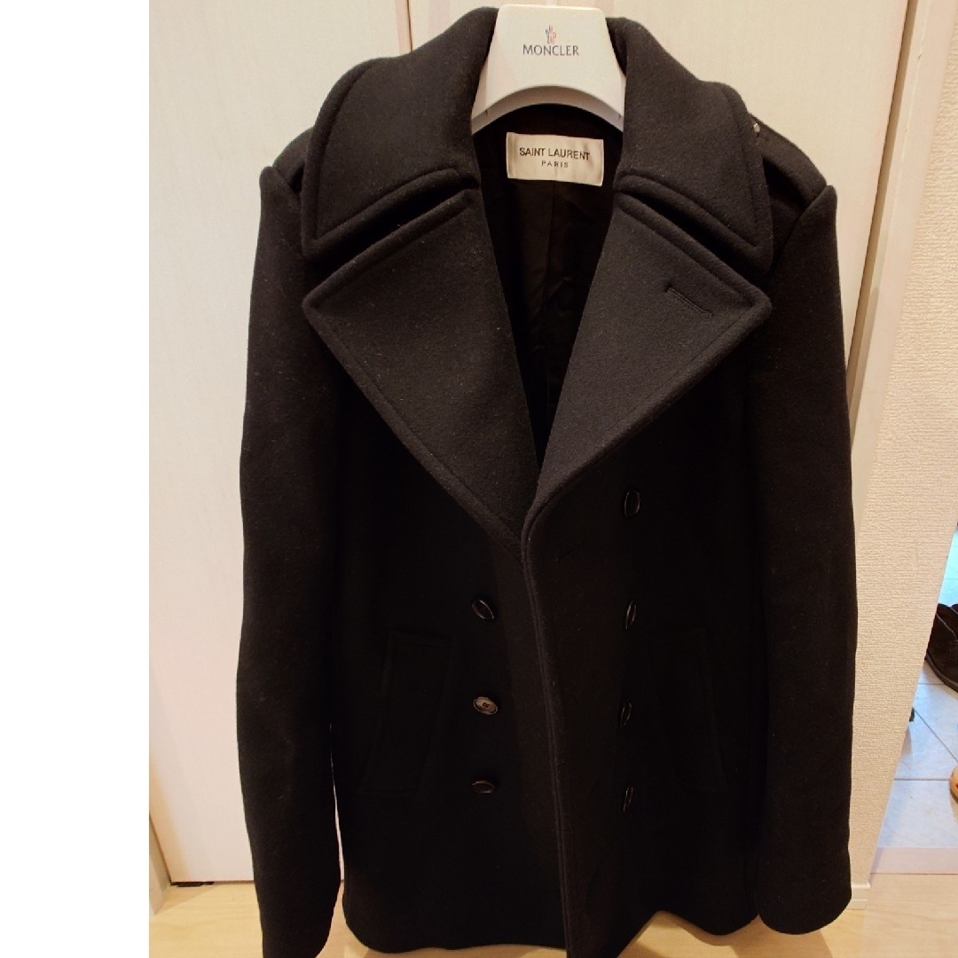 SAINT LAURENT - 極美品☆サンローラン☆ダブルブレストコートの通販