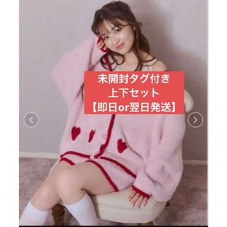 gelato pique - ジェラートピケ ラメフェザーカーディガン&ラメ